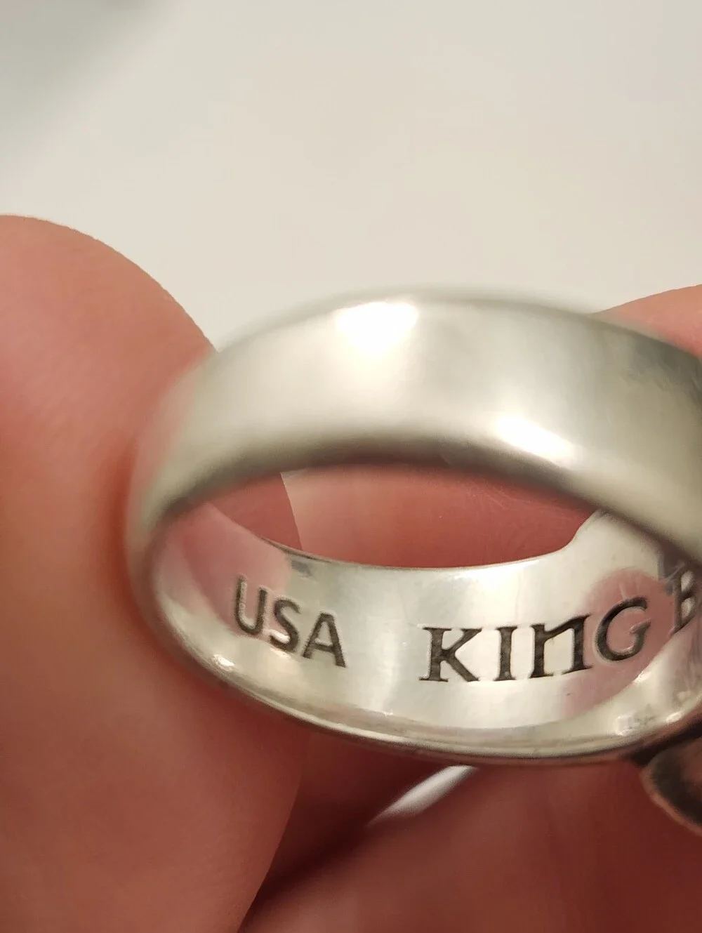 King Baby Studio Large Hamlet Skull Ring